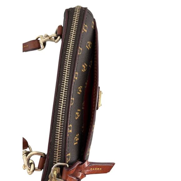 Dooney & Bourke Gretta Janine Crossbody Bag SOLD OUT Brown Coated Old Money - Picture 7 of 16